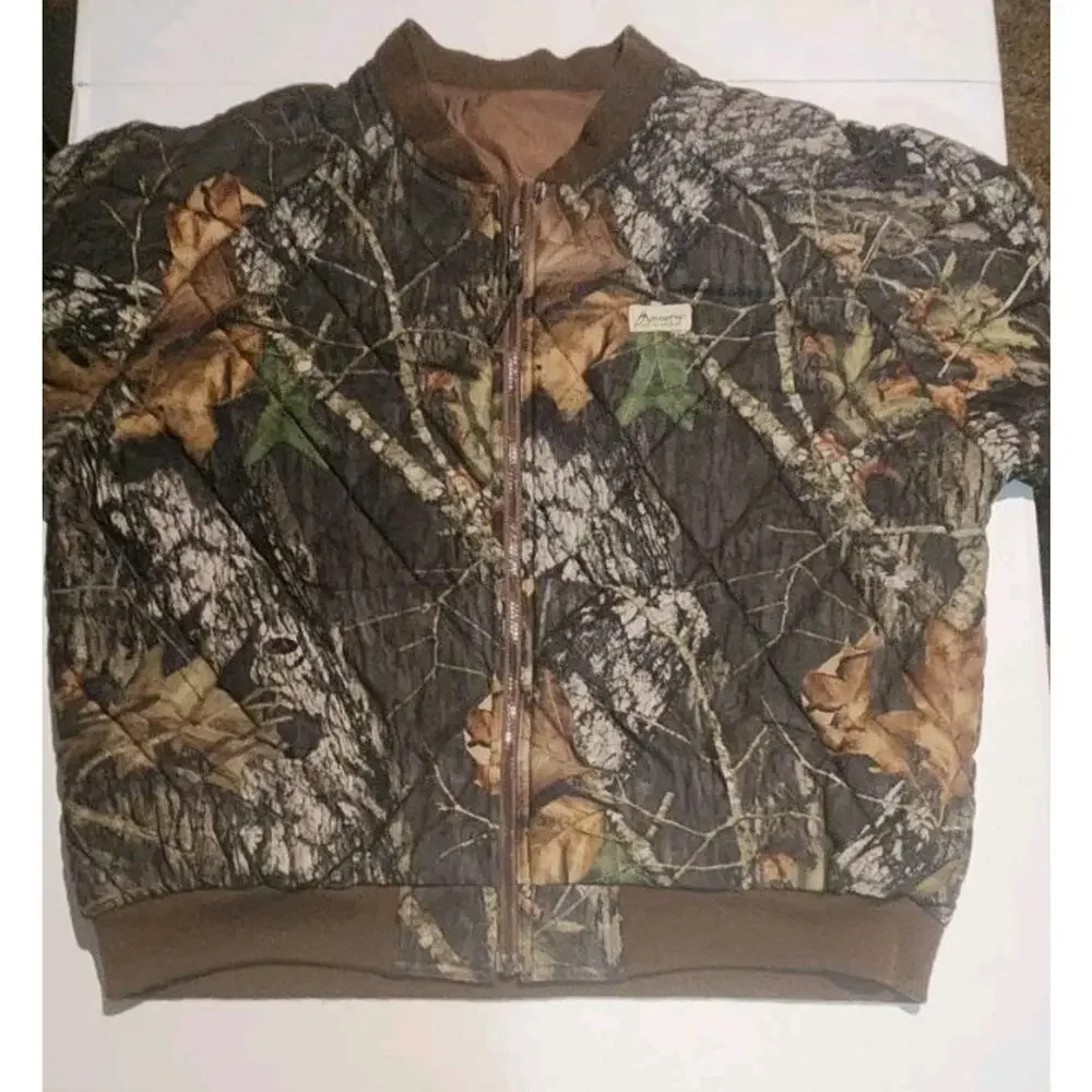 Mount'N Prairie Camo & Brown Reversible Hunting Jacket Size XL